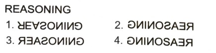 Mirror Images mcq question image