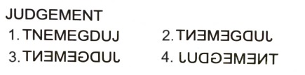 Mirror Images mcq question image