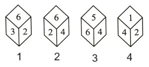 Cubes and Dice mcq question image