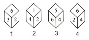 Cubes and Dice mcq question image